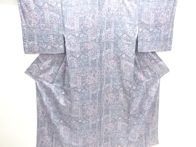 JAPANESE KIMONO / KOMON / FLOWER & BIRD